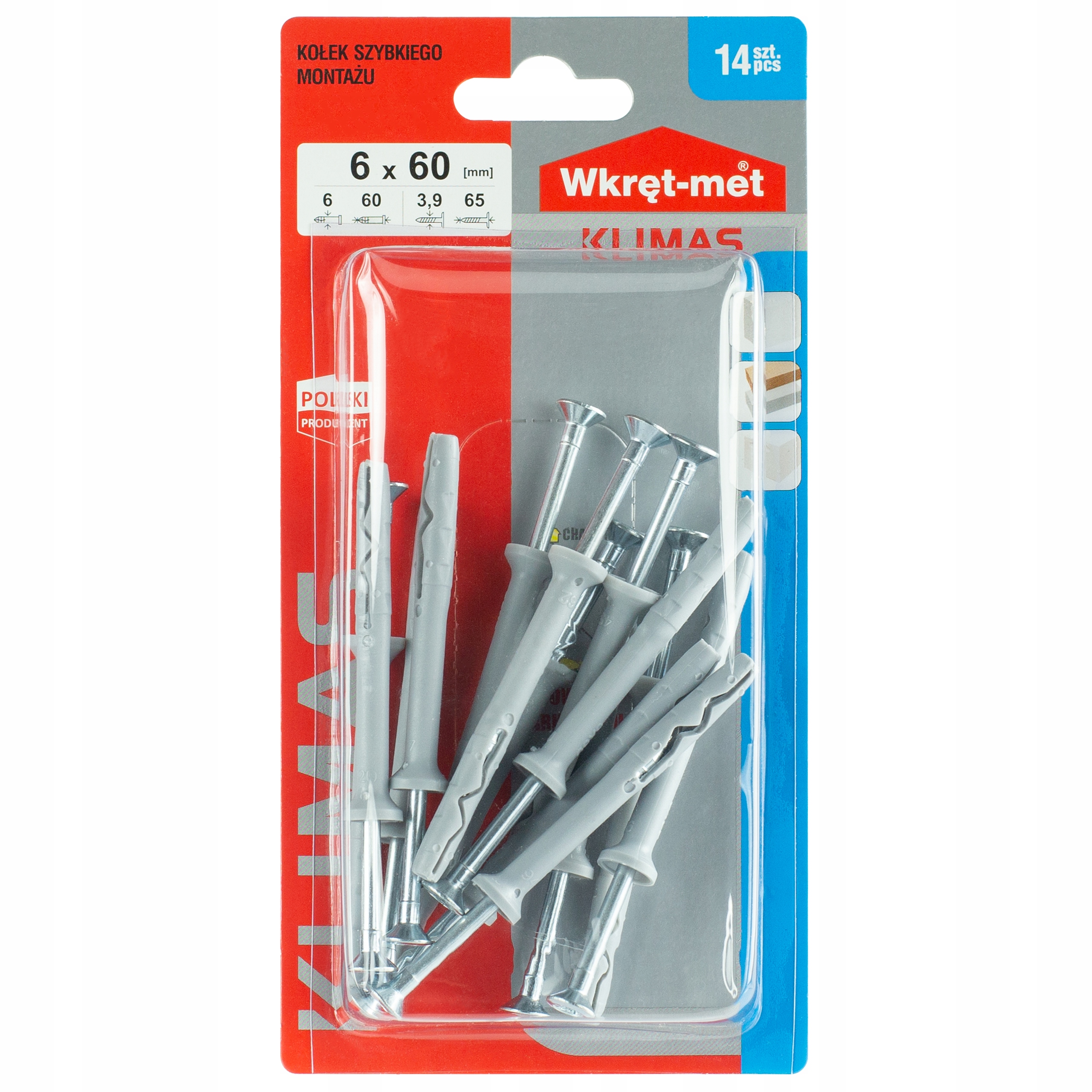 Kolki-szybkiego-montazu-Wkret-Met-6x60-mm-14szt-Przeznaczenie-uniwersalny